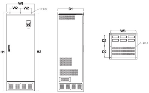 Преобразователь частоты INVT GD200-018G/022P-4