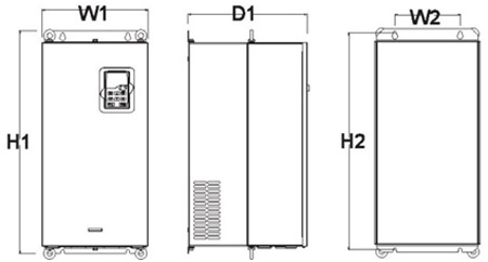 Преобразователь частоты INVT GD200-018G/022P-4