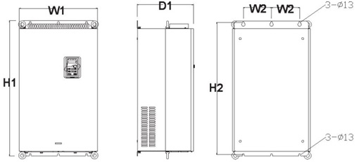 Преобразователь частоты INVT GD200-018G/022P-4